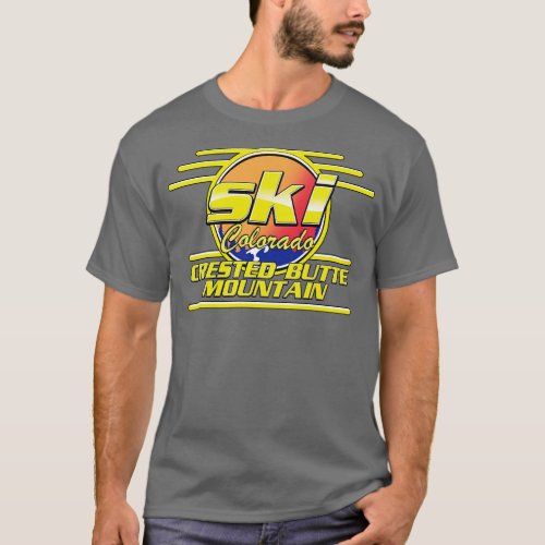 ski Crested Butte Colorado 80s T_Shirt