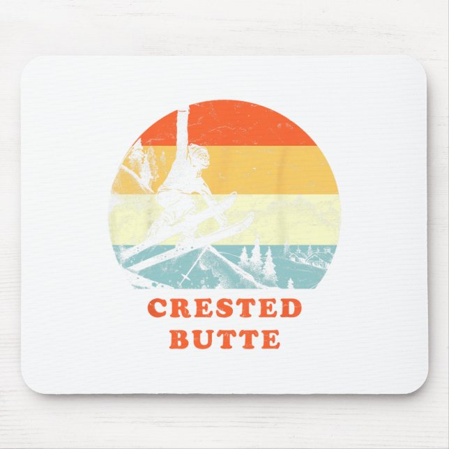 Ski Crested Butte  Mouse Pad (Front)
