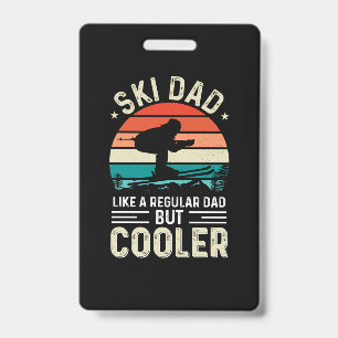 Ski Dad Badge