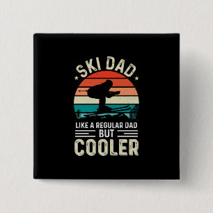 Ski Dad Button
