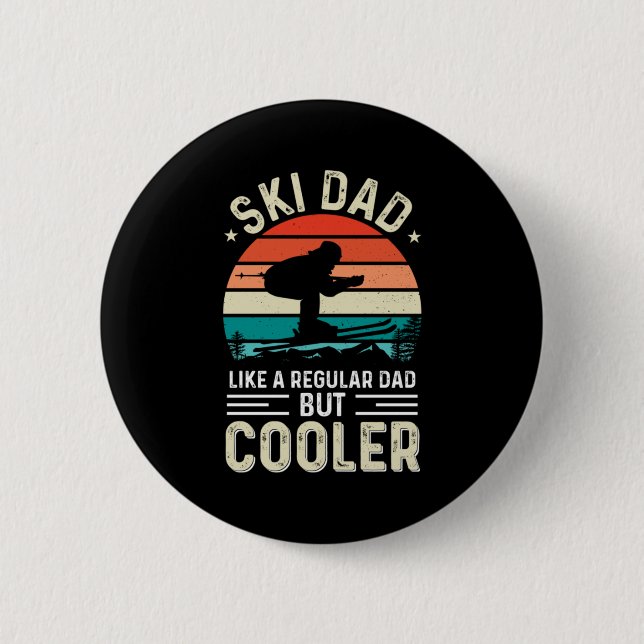 Ski Dad Button (Front)