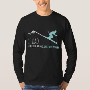 Ski Dad Funny Cute Winter Skiing Gift T-Shirt