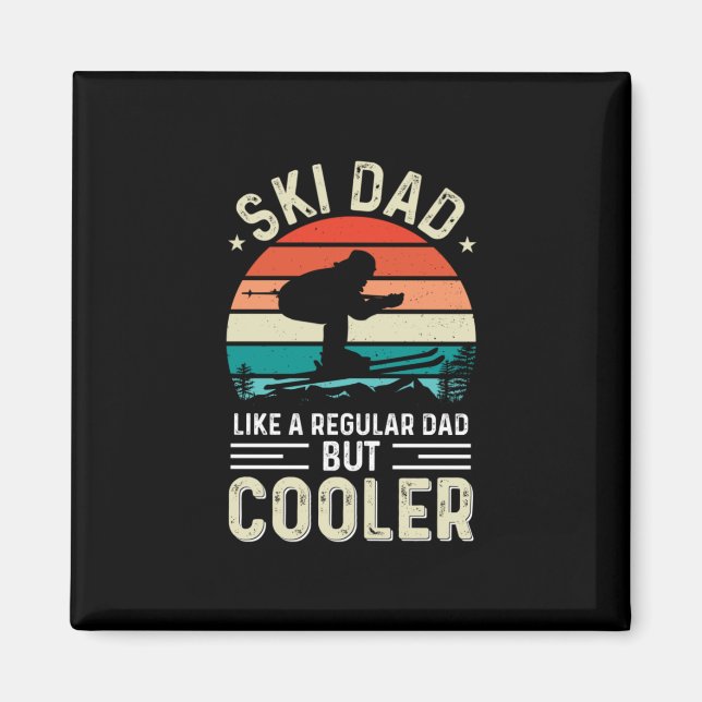 Ski Dad Magnet (Front)