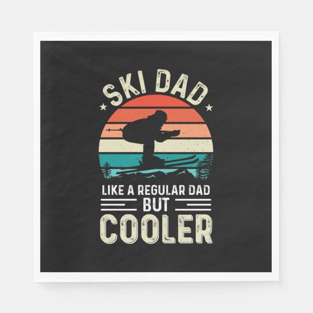 Ski Dad Napkins (Front)