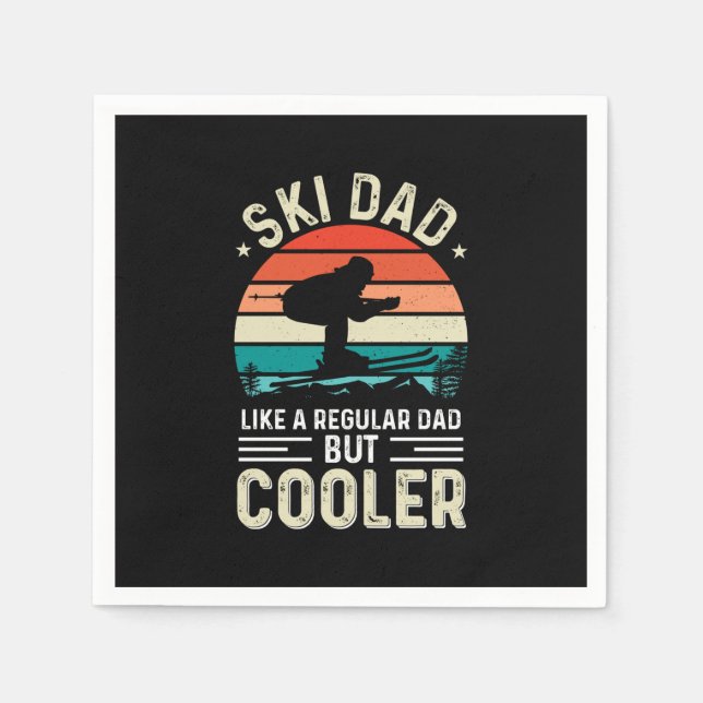 Ski Dad Napkins (Front)