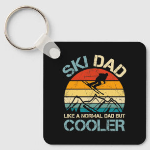 Ski Dad - Not a Normal Dad, But Cooler Keychain
