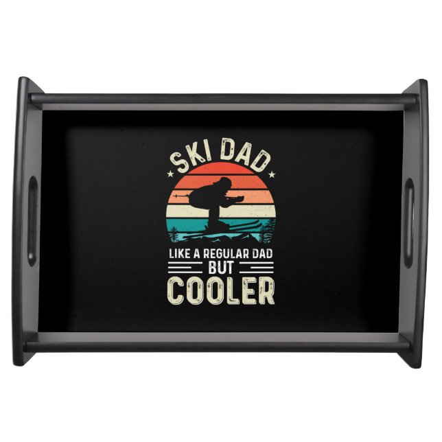 Ski Dad Serving Tray (Front)