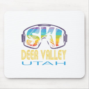 Ski Deer Valley Utah Skiing Vacation Mouse Pad