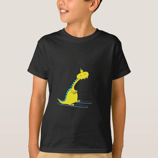 ski dino T-Shirt (Front)