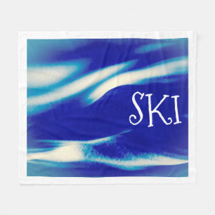 Ski Fleece Blanket