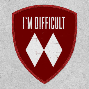 Ski Gag Double Diamond Winter Sports Patch