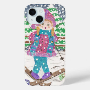 Ski girl cute iPhone case