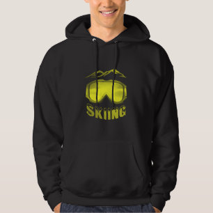 Ski goggles goggle skier snow sport cool hoodie