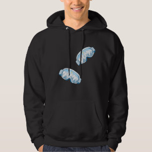 Ski Goggles Illustration Hoodie