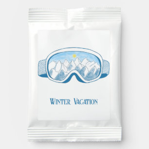 Ski Goggles Mountain Reflections Customized Margarita Drink Mix
