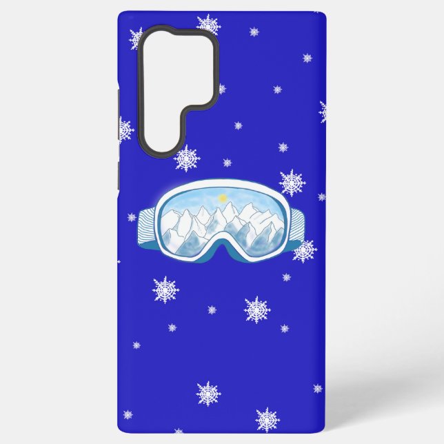 Ski Goggles Snowflake Dance   Samsung Galaxy Case (Back)