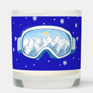 Ski Goggles Snowflake Dance   Scented Candle