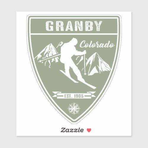 Ski Granby Colorado Sticker