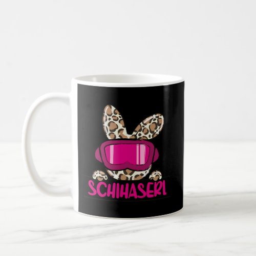 Ski Haserl _ Skier Or Piste Bunny With Leopard Pri Coffee Mug