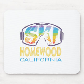 Ski Homewood California Skiing Vacation Mouse Pad