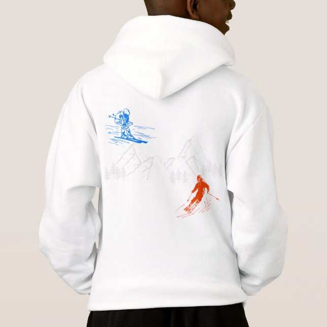 Ski In Ski Out  Hoodie (Back)