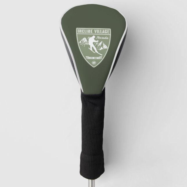 Ski Incline Village Nevada Golf Head Cover (Front)