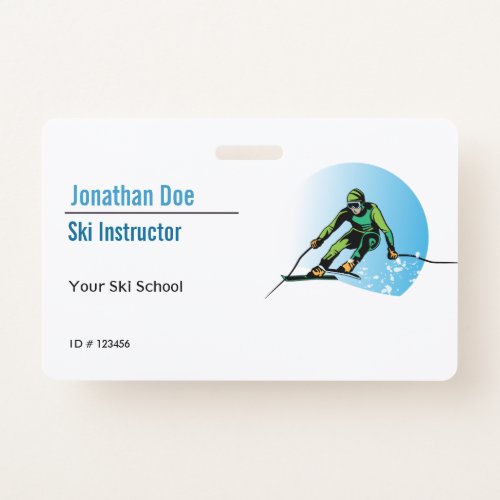 Ski Instructor Badge