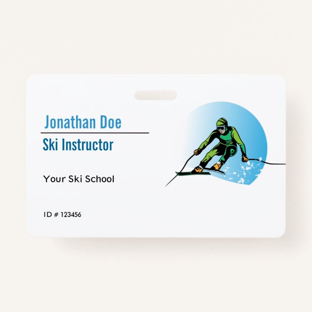 Ski Instructor Badge (Front)