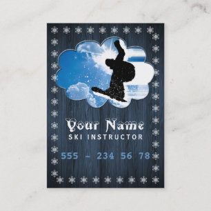 Ski Instructor - Business-, Schedule Card