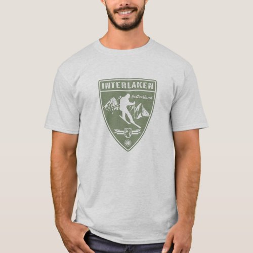 Ski Interlaken Switzerland T_Shirt