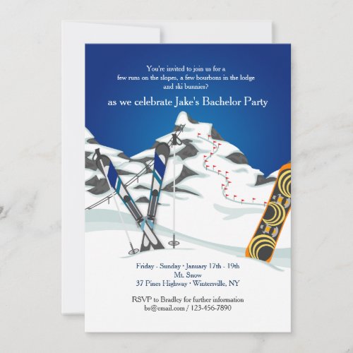 Ski Invitation