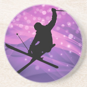 Ski Jump Drink Coaster