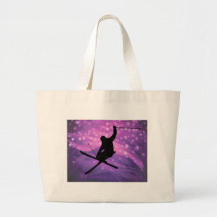 Ski Jump Large Tote Bag
