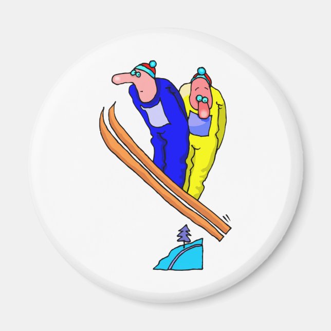 Ski Jump Magnet (Front)