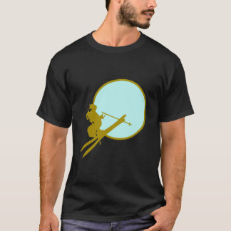 SKI JUMP MOON NIGHT SPORT T-Shirt