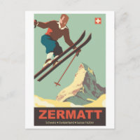 Ski Jump on Zermatt, Switzerland