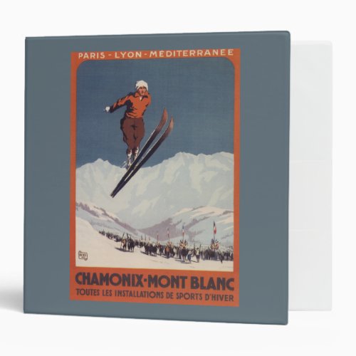 Ski Jump _ PLM Olympic Promo Poster 3 Ring Binder