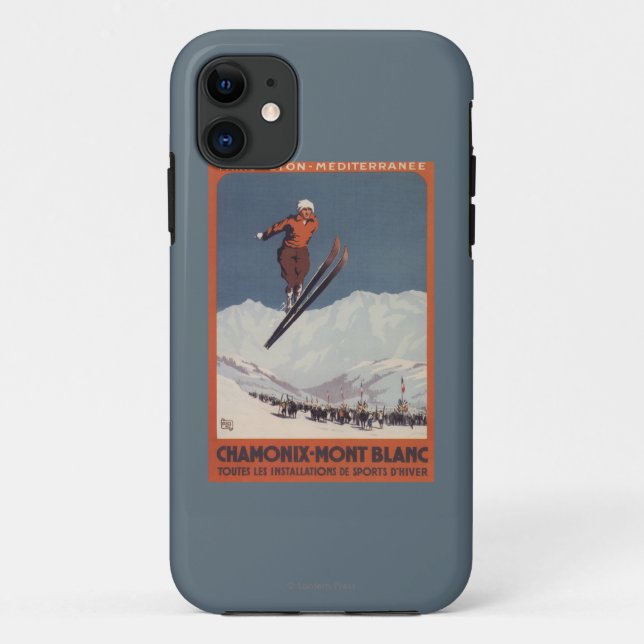 Ski Jump - PLM Olympic Promo Poster Case-Mate iPhone Case (Back)