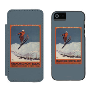 Ski Jump - PLM Olympic Promo Poster Wallet Case For iPhone SE/5/5s