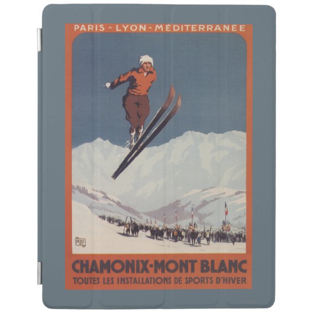 Ski Jump - PLM Olympic Promo Poster iPad Smart Cover (Front)