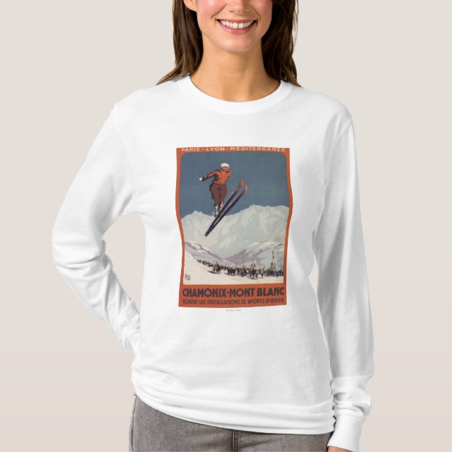 Ski Jump - PLM Olympic Promo Poster T-Shirt (Front)