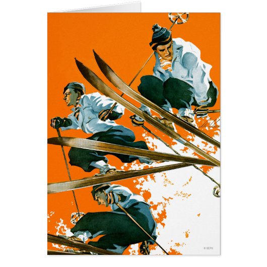 Ski Jumpers by Ski Weld Cards (Front)
