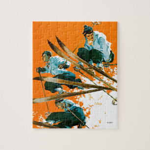 Ski Jumpers by Ski Weld Jigsaw Puzzle