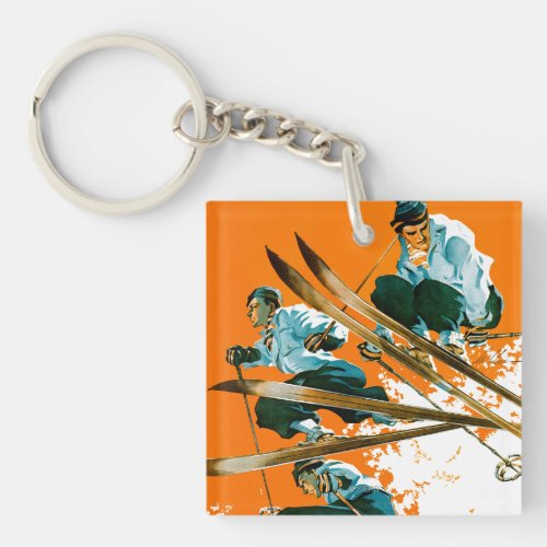 Ski Jumpers by Ski Weld Keychain