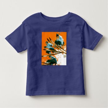Ski Jumpers By Ski Weld Toddler T-shirt by PostSports at Zazzle