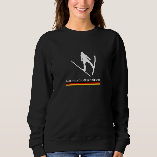 Ski Jumping Garmisch Partenkirchen Germany Sweatshirt (Front)