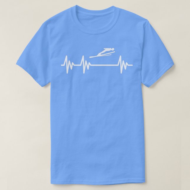 ski jumping heartbeat 2 T-Shirt (Design Front)