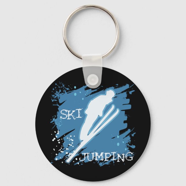 SKI JUMPING KEYCHAIN (Front)