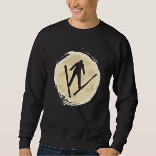 ski jumping ski flying ski vacation winter sports sweatshirt