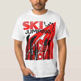 Ski Jumping Winter Sport Snowblade T-Shirt